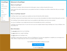 Tablet Screenshot of crushpaper.com